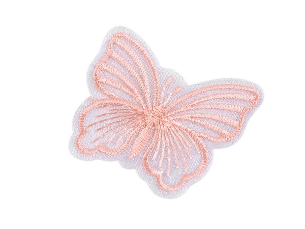Motýl vyšívaný na monofilu k našití a nalepení
