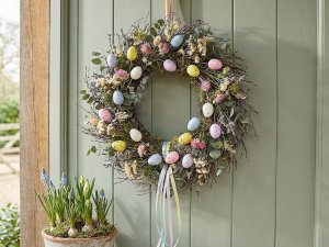 Velikonoční mini vajíčka na drátku 5 ks