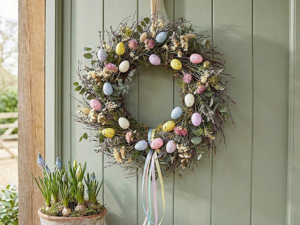 Velikonoční mini vajíčka na drátku 5 ks