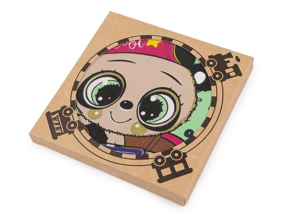 Dětský obrázkový kapesník v přírodní krabičce