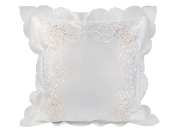 Povlak na polštář vyšívaný 45x45 cm