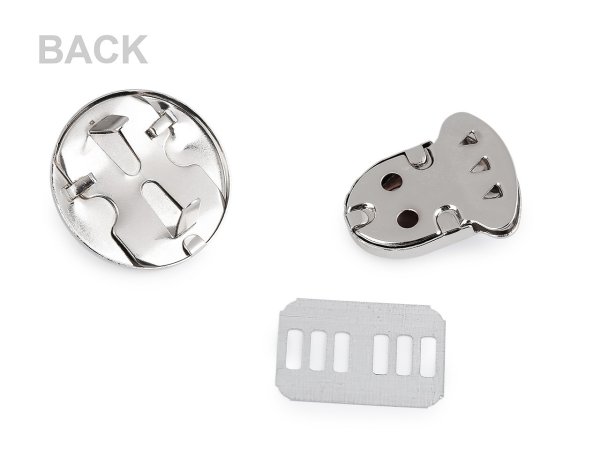 Sada zapínání na kabelku 30x32 mm srdce