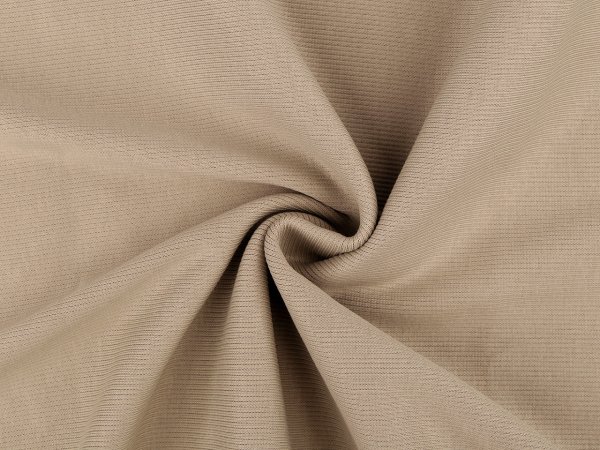 Úplet bavlněný elastický žebrovaný - tunel