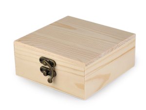 Dřevěná krabička k dozdobení