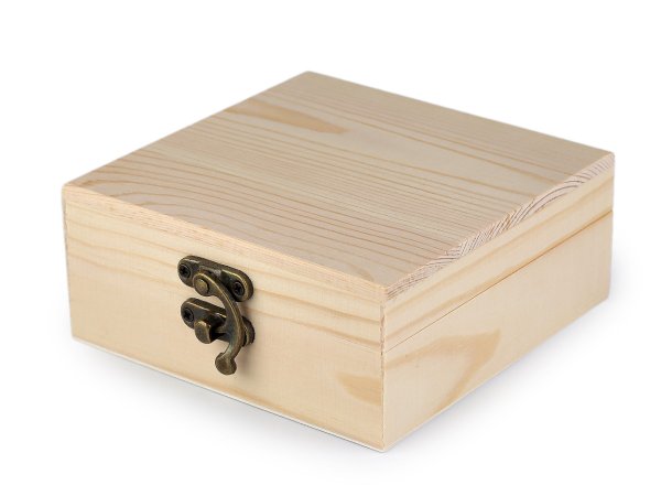Dřevěná krabička k dozdobení
