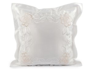 Povlak na polštář vyšívaný 45x45 cm