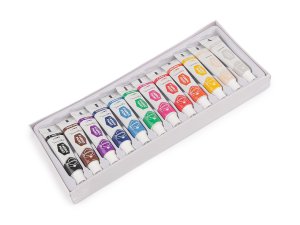 Barvy na textil 12 barev