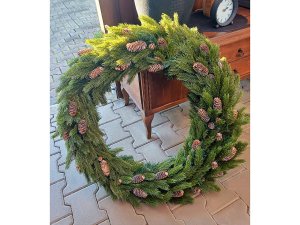 Slaměný věnec Ø70 cm