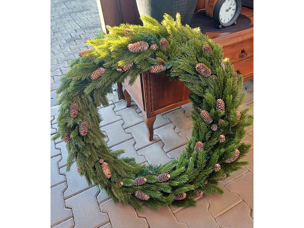 Slaměný věnec Ø70 cm