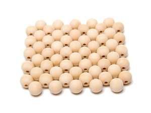 Dřevěné korálky nelakované Ø18 mm