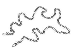 Řetízek na kabelky s karabinou délka 125 cm, šíře 8 mm