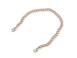 Kovový řetízek na kabelky i oděvy délka 23 cm