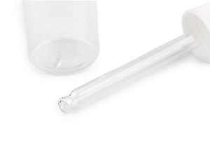 Plastová lahvička se skleněným kapátkem / pipetou 48 ml