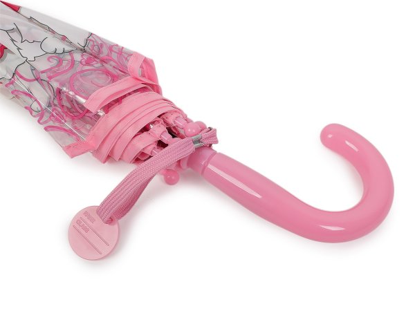 Dětský průhledný vystřelovací deštník kočka