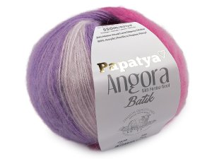 Pletací příze Papatya Angora Batik 100 g