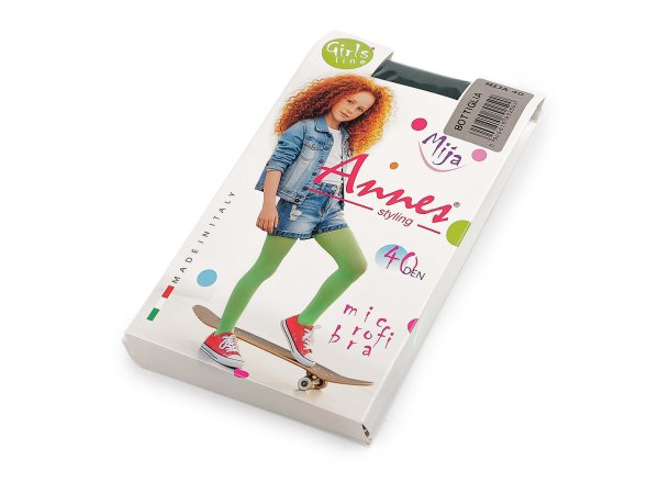 Dívčí punčocháče jednobarevné 40 den