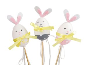 Zápich velikonoční vajíčko kuřátko / zajíček mix