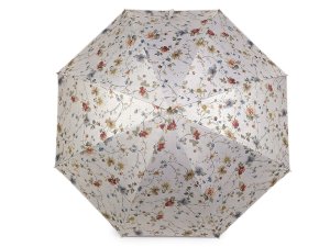 Dámský vystřelovací deštník květy