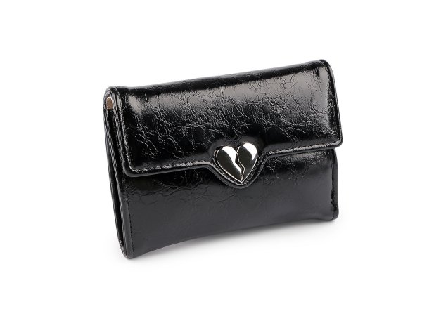 Dámská peněženka srdce 9x11,5 cm