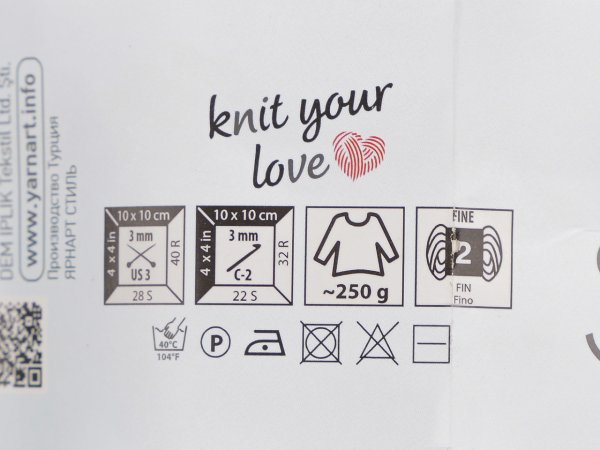 Bavlněná pletací příze Style s viskozovým vláknem 50 g