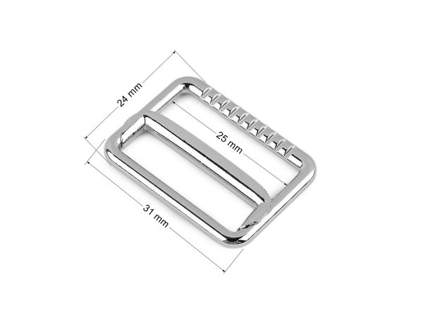 Kalhotová přezka / posunovač šíře 25 mm