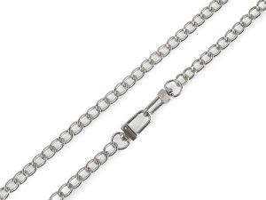 Řetízek na kabelky s karabinou délka 125 cm, šíře 8 mm