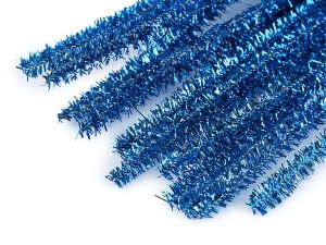 Chlupaté drátky na tvoření lurexové Ø6 mm délka 30 cm