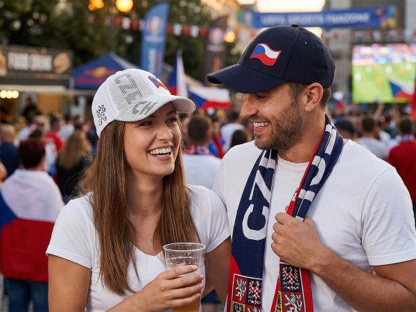 Bavlněná kšiltovka CZECH unisex