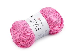 Bavlněná pletací příze Style s viskozovým vláknem 50 g