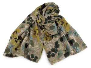 Šátek / šála / pléd ginkgo 90x175 cm