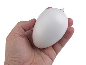 Plastové vejce 6,3x8,8 cm se závěsem