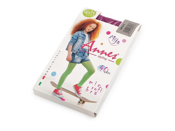 Dívčí punčocháče jednobarevné 40 den