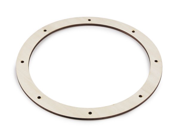 Dřevěný kruh na výrobu věnců s 8 otvory Ø24 cm