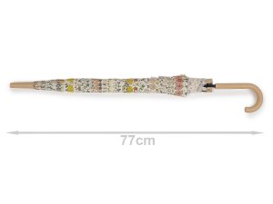 Dámský / dívčí vystřelovací deštník květy