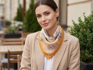 Saténový šátek 70x70 cm