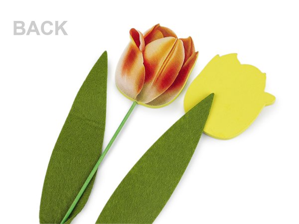 Dřevěný tulipán zápich