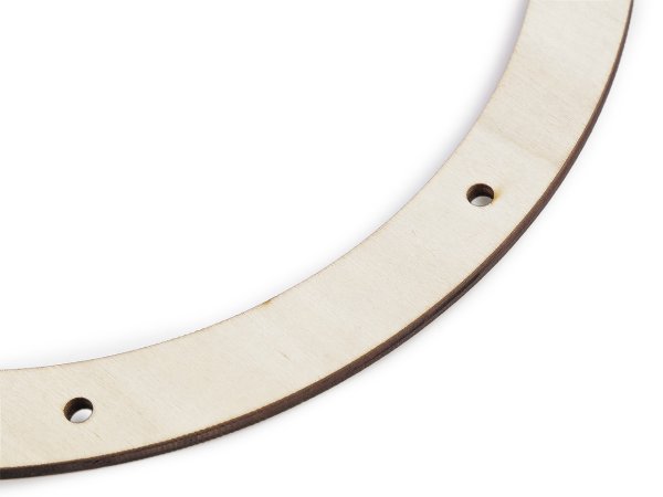 Dřevěný kruh na výrobu věnců s 8 otvory Ø24 cm