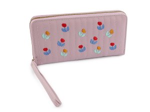 Dámská peněženka vyšívaná 10x19 cm