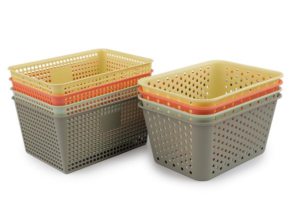 Plastový košík 15x20 cm - 2 designy