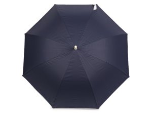 Dámský vystřelovací deštník béžový lem