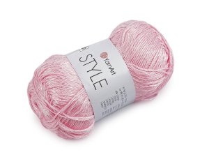 Bavlněná pletací příze Style s viskozovým vláknem 50 g