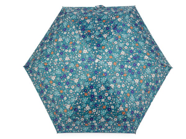 Dámský mini skládací deštník květy