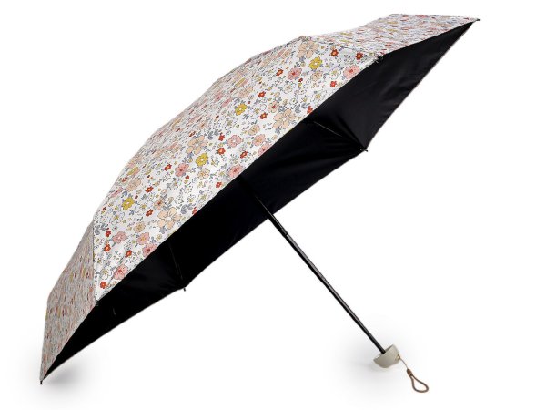 Dámský mini skládací deštník květy