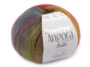 Pletací příze Papatya Angora Batik 100 g