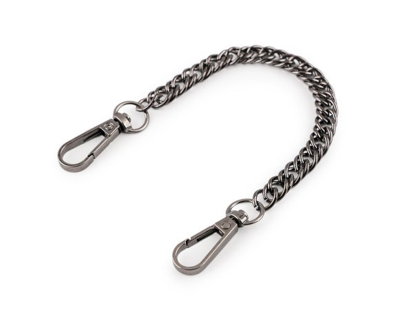 Řetízek / ucho na kabelku s karabinou délka 21,5 cm