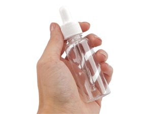 Plastová lahvička se skleněným kapátkem / pipetou 48 ml
