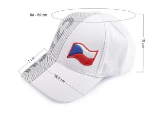 Bavlněná kšiltovka CZECH unisex