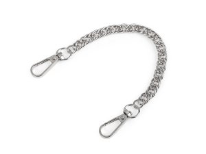 Řetízek / ucho na kabelku s karabinou délka 21,5 cm