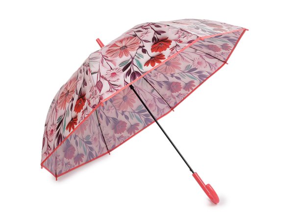 Dámský vystřelovací deštník květy