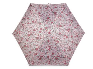 Dámský mini skládací deštník květy